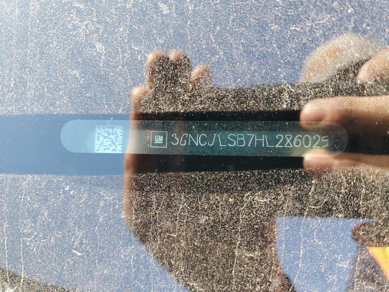 2017 Chevrolet Trax 1Lt VIN: 3GNCJLSB7HL286025 Lot: 81531735