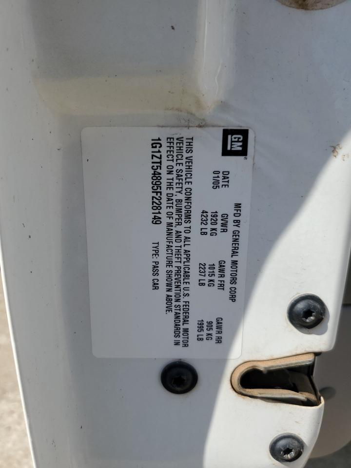 2005 Chevrolet Malibu Ls VIN: 1G1ZT54895F228149 Lot: 84191965