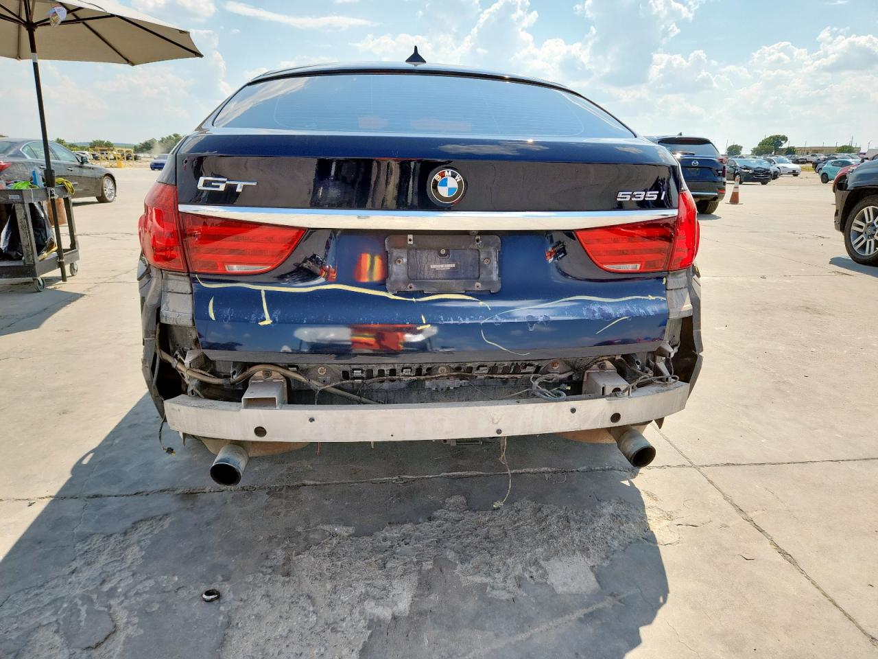 2011 BMW 535 Xigt VIN: WBASP2C55BC338287 Lot: 81057535