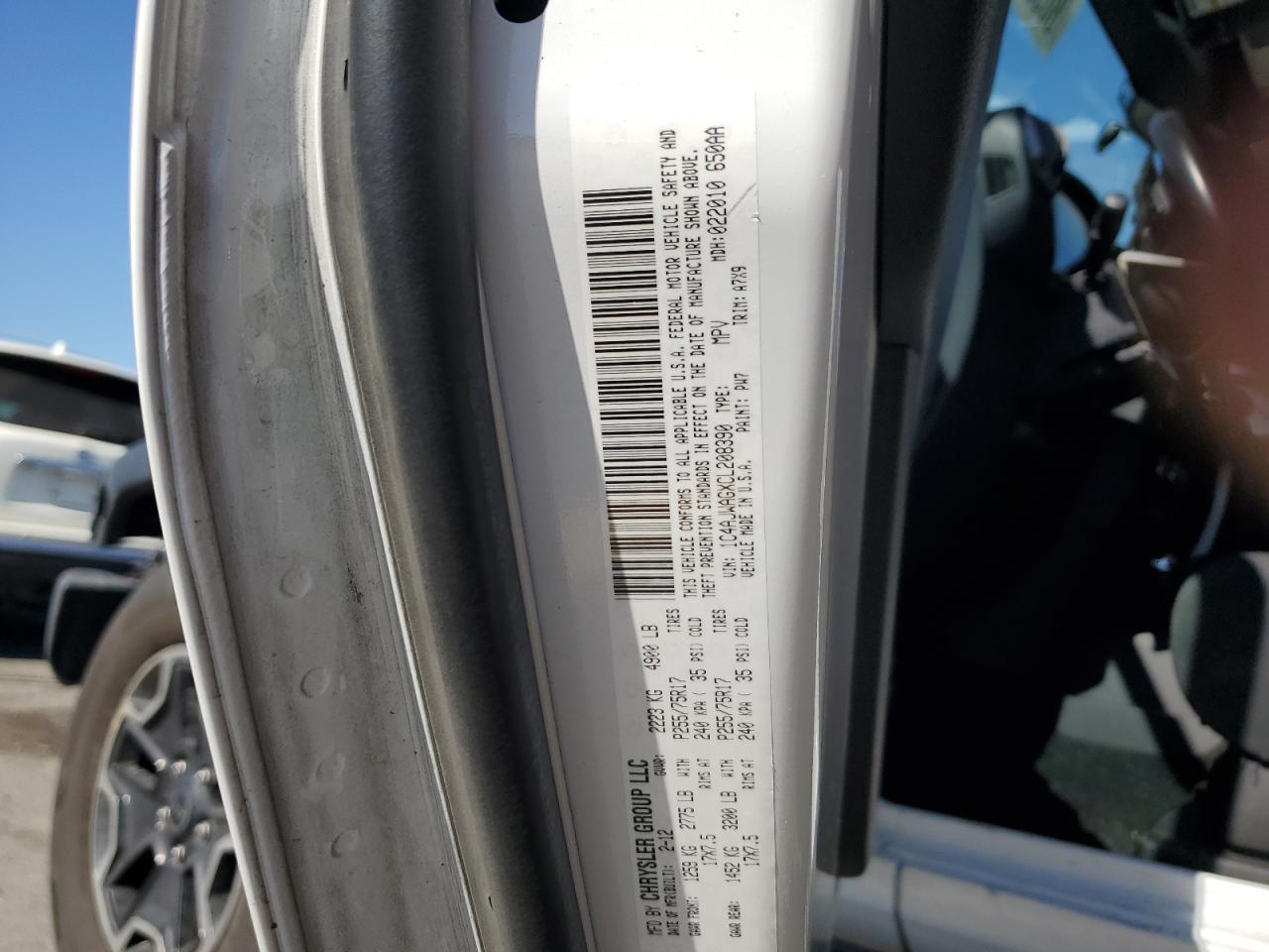 2012 Jeep Wrangler Sport VIN: 1C4AJWAGXCL208390 Lot: 80902665