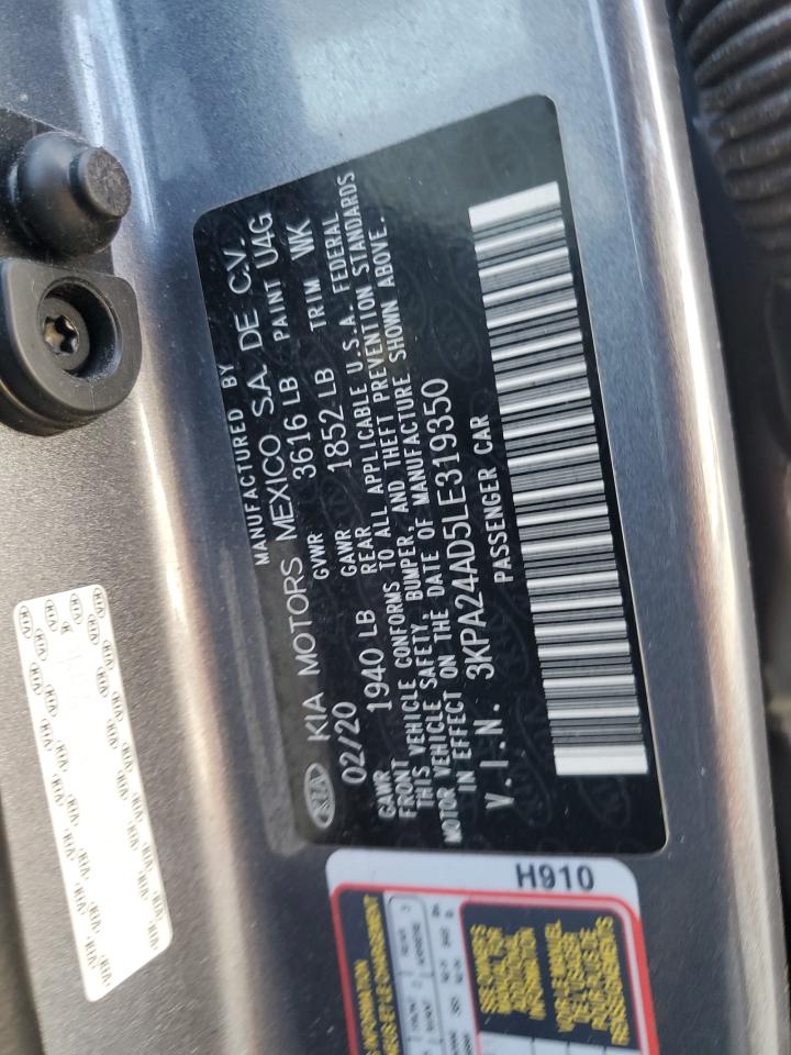 2020 Kia Rio Lx VIN: 3KPA24AD5LE319350 Lot: 81165165