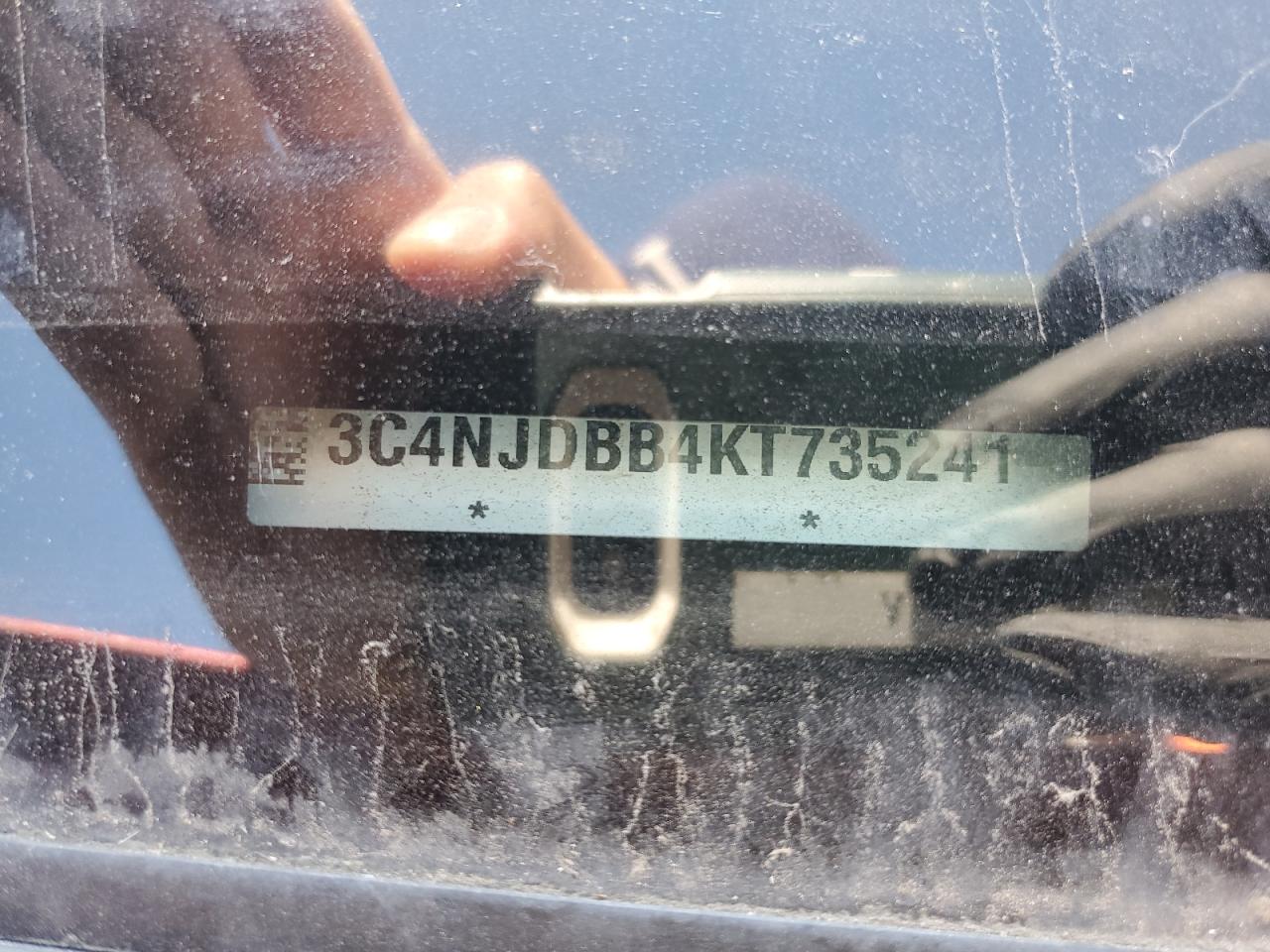 2019 Jeep Compass Latitude VIN: 3C4NJDBB4KT735241 Lot: 83852235