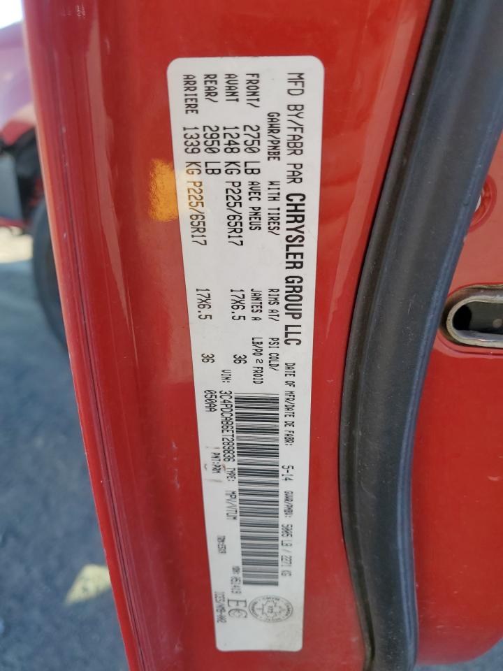 2014 Dodge Journey Se VIN: 3C4PDCAB6ET289836 Lot: 70737985