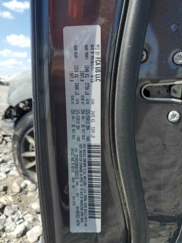 2019 Dodge Journey Se VIN: 3C4PDCBBXKT859315 Lot: 80456125