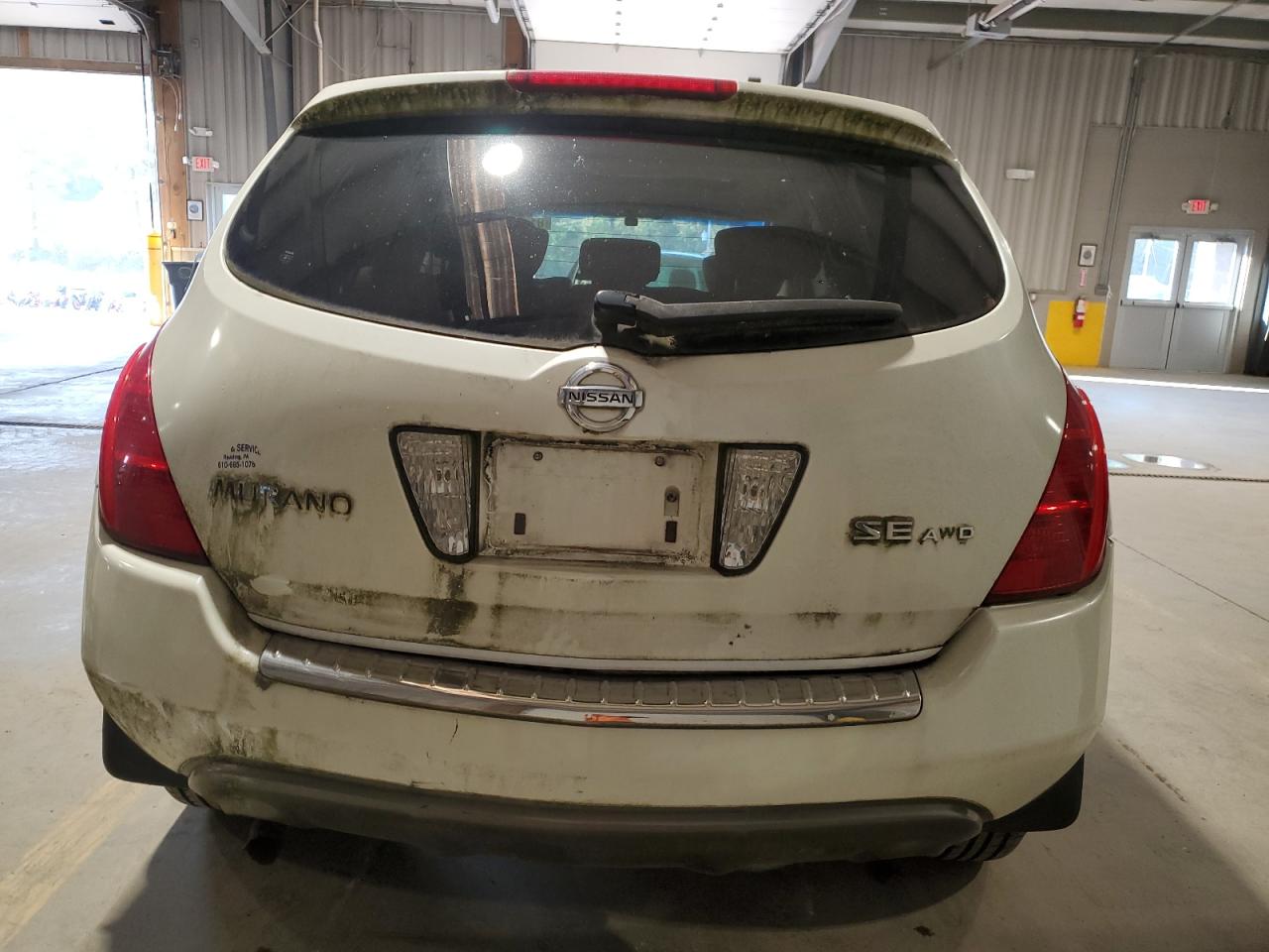 2003 Nissan Murano Sl VIN: JN8AZ08W33W232083 Lot: 81436855