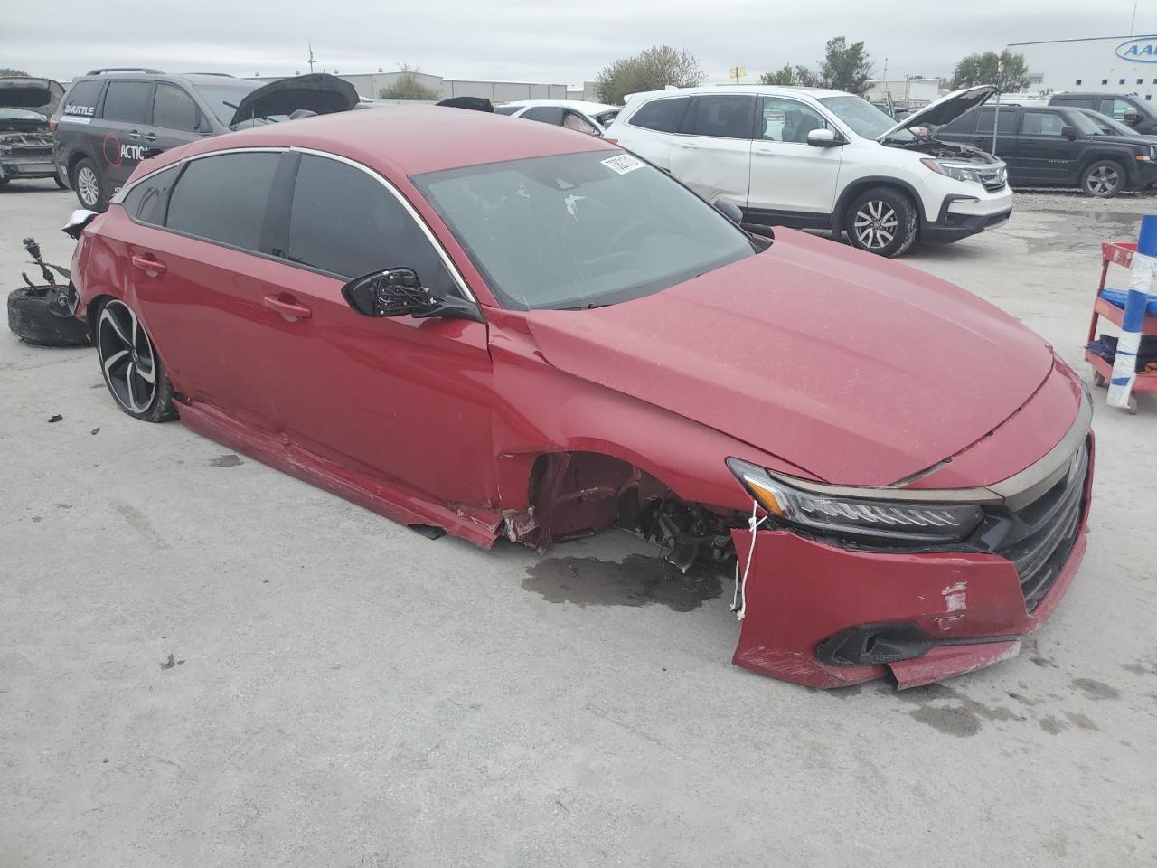 VIN 1HGCV1F38MA098928 2021 HONDA ACCORD no.4