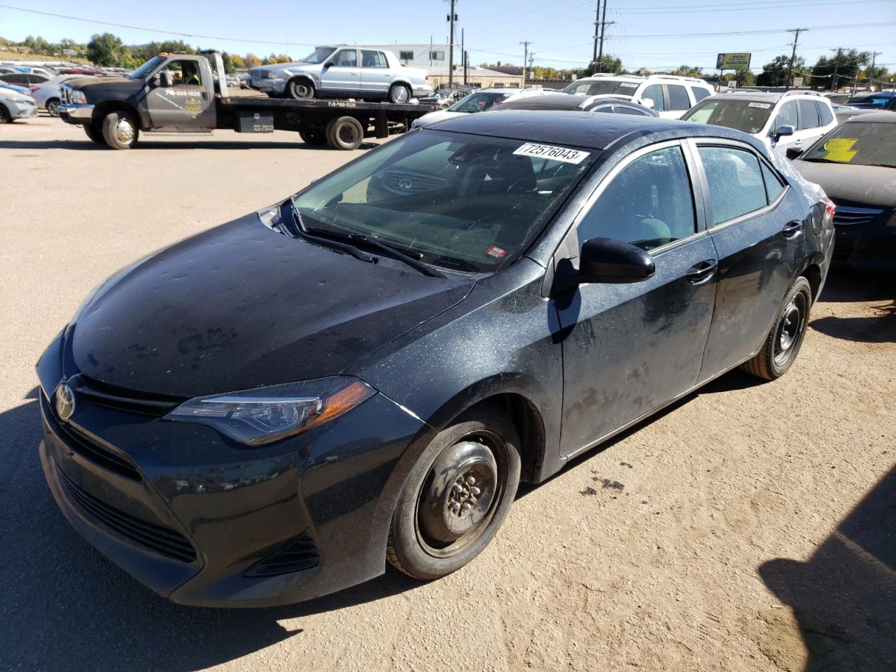 2018 Toyota Corolla L VIN: 5YFBURHE3JP817021 Lot: 72576043