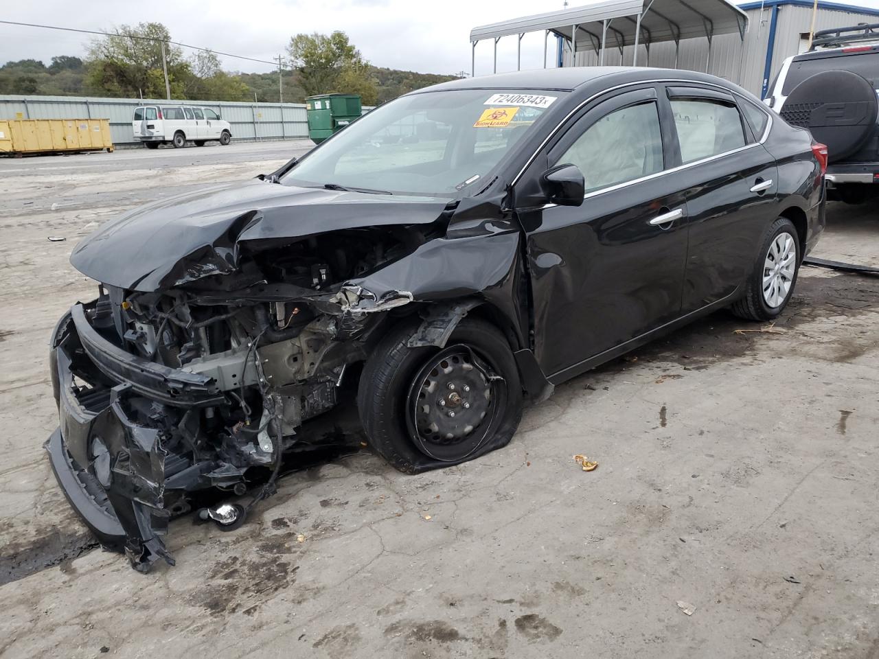 2018 Nissan Sentra S VIN: 3N1AB7AP2JY304038 Lot: 72406343