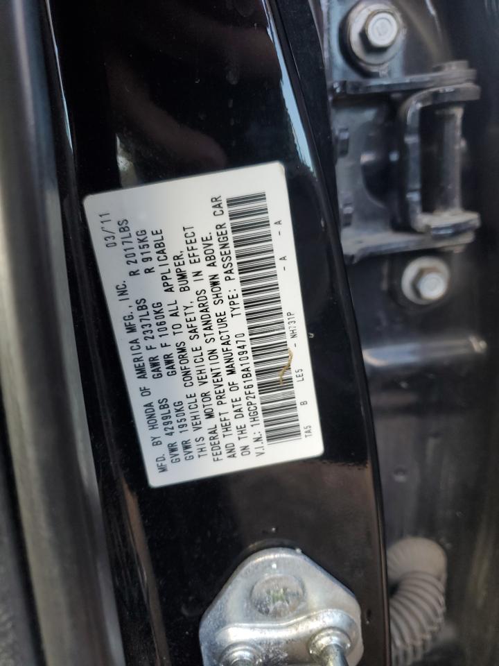 1HGCP2F61BA109470 2011 Honda Accord Se