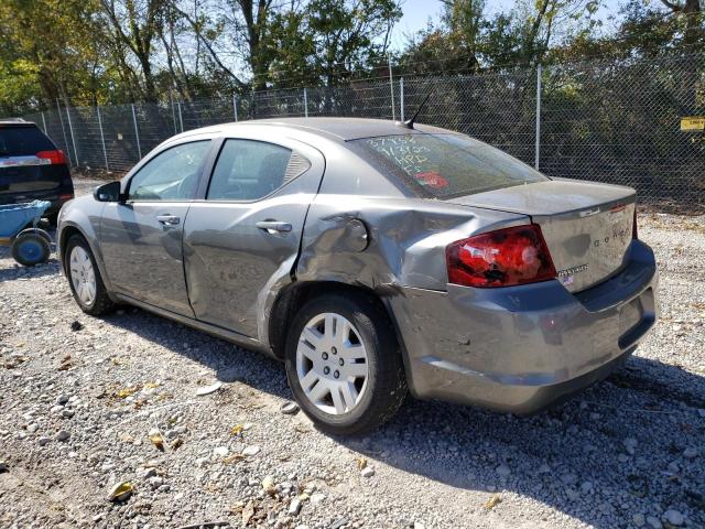 Sedans DODGE AVENGER 2012 Gray