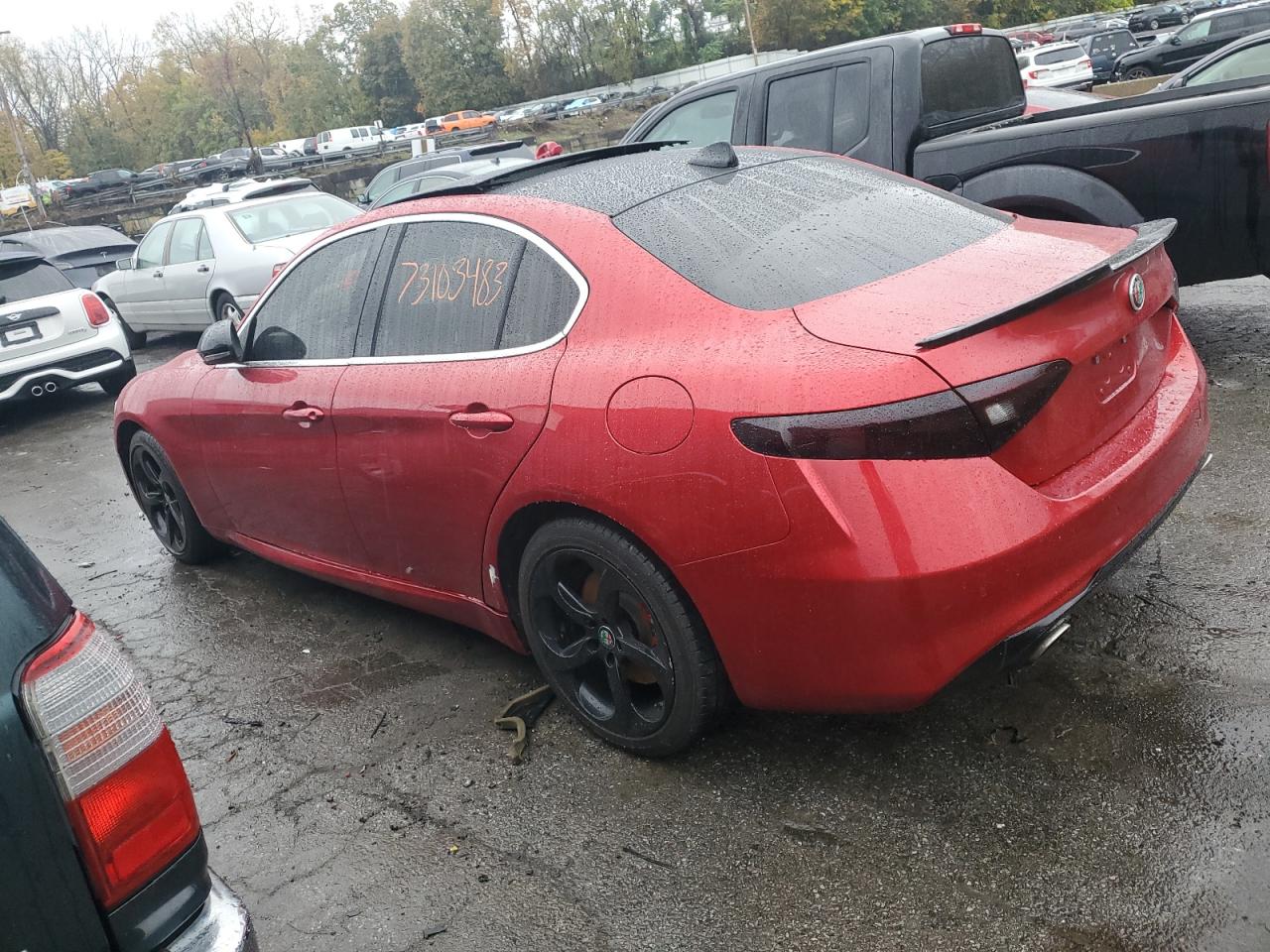 2017 Alfa Romeo Giulia Ti Q4 VIN: ZARFAEEN0H7548596 Lot: 73103483