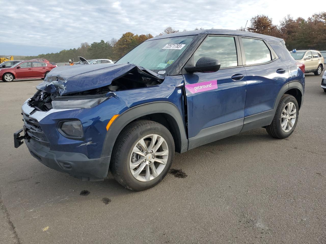 2022 Chevrolet Trailblazer Ls VIN: KL79MMS26NB101649 Lot: 72571783