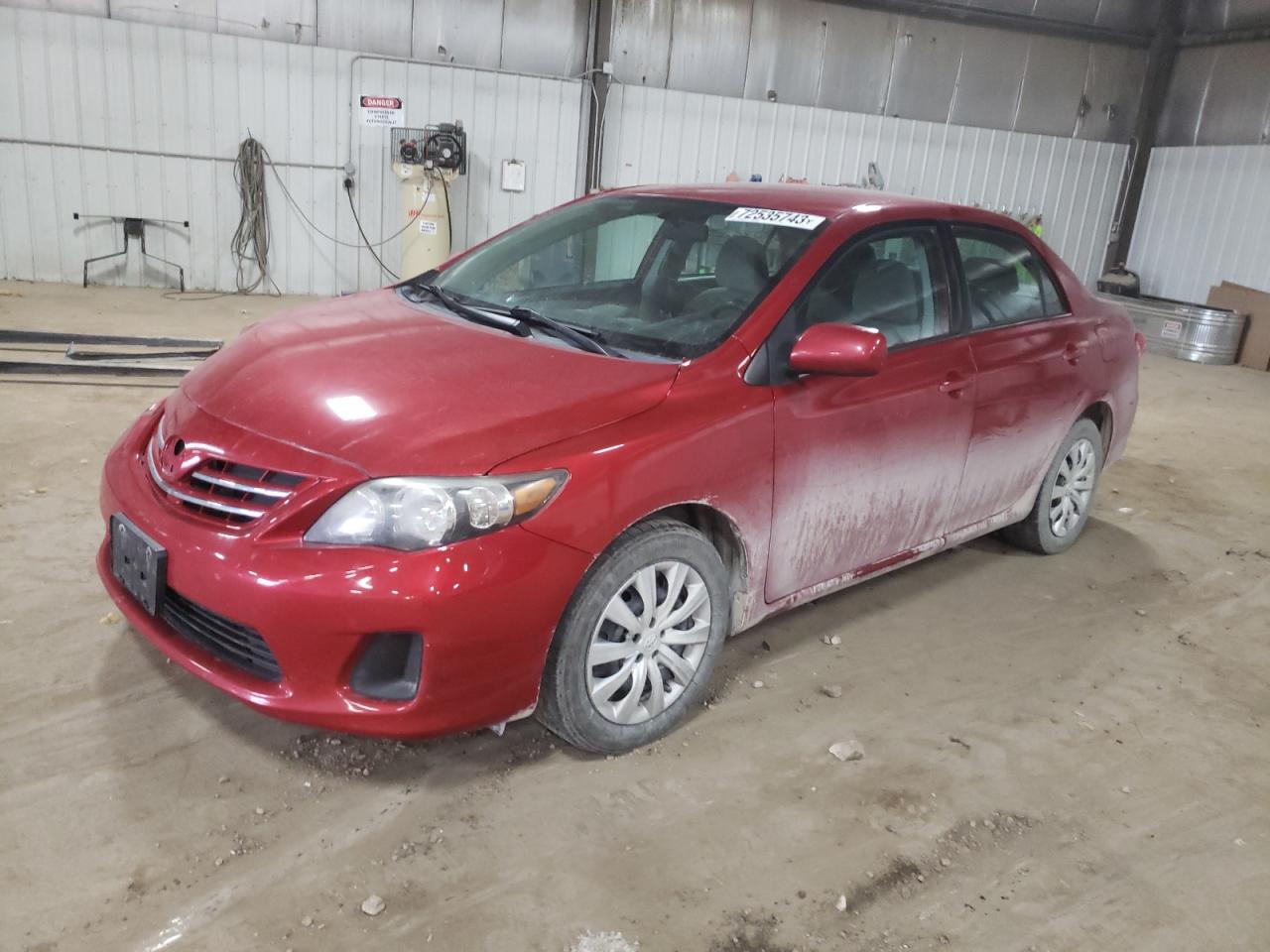 2013 Toyota Corolla Base VIN: 5YFBU4EE8DP165959 Lot: 72535743