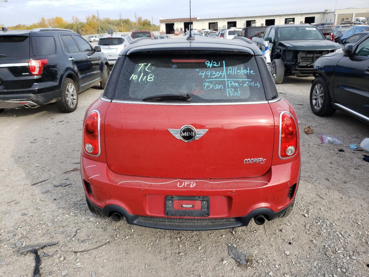 2013 Mini Cooper S Countryman VIN: WMWZC3C53DWP20724 Lot: 73121024