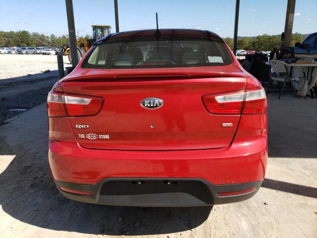 Sedans KIA RIO 2014 Red