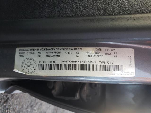 2008 VOLKSWAGEN CITY JETTA 