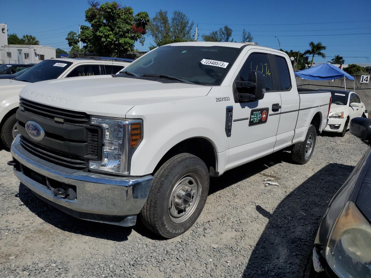 2019 Ford F250 Super Duty VIN: 1FT7X2A63KEE93946 Lot: 72348573