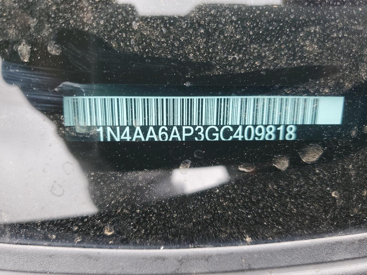 2016 Nissan Maxima 3.5S VIN: 1N4AA6AP3GC409818 Lot: 71809783