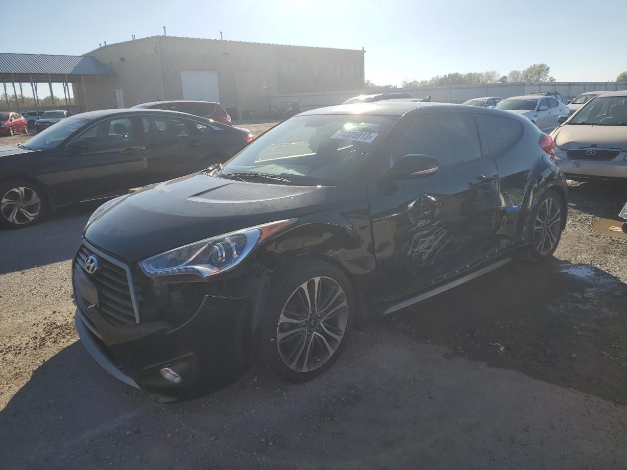 2016 Hyundai Veloster Turbo VIN: KMHTC6AE9GU273003 Lot: 74305913