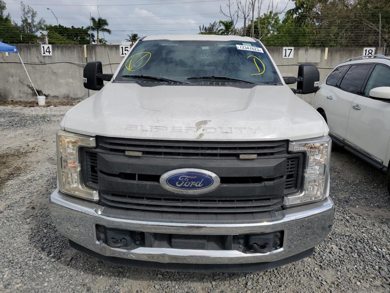 2019 Ford F250 Super Duty VIN: 1FT7X2A6XKED16231 Lot: 72347623