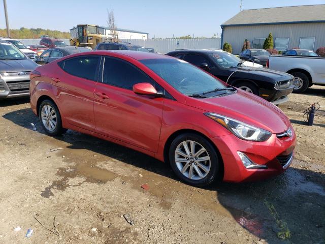  HYUNDAI ELANTRA 2016 Червоний