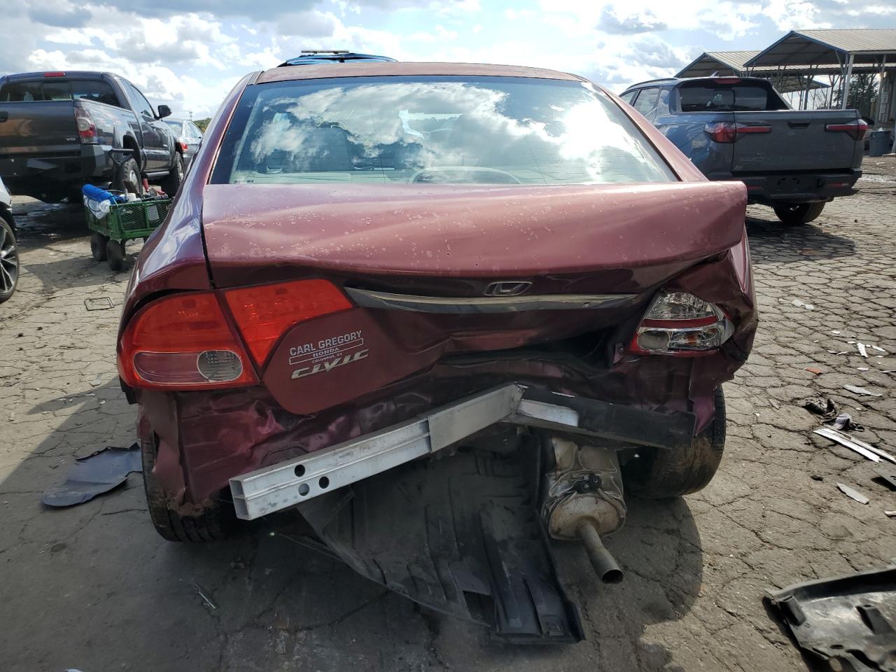 2009 Honda Civic Lx VIN: 19XFA165X9E024858 Lot: 96451075