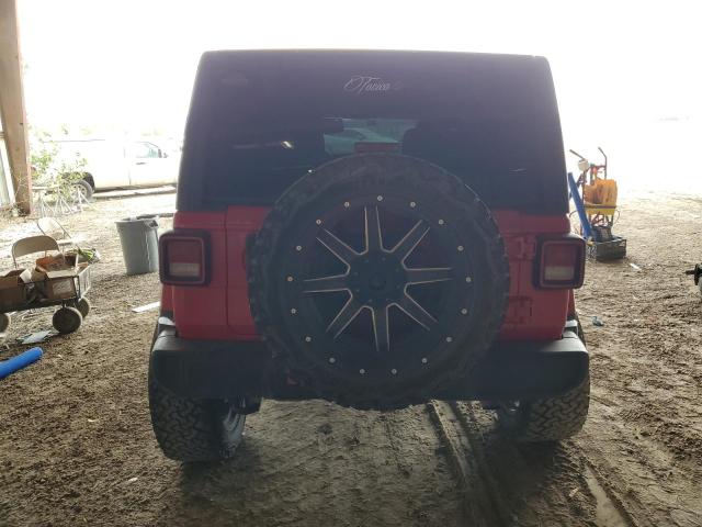  JEEP WRANGLER 2019 Красный