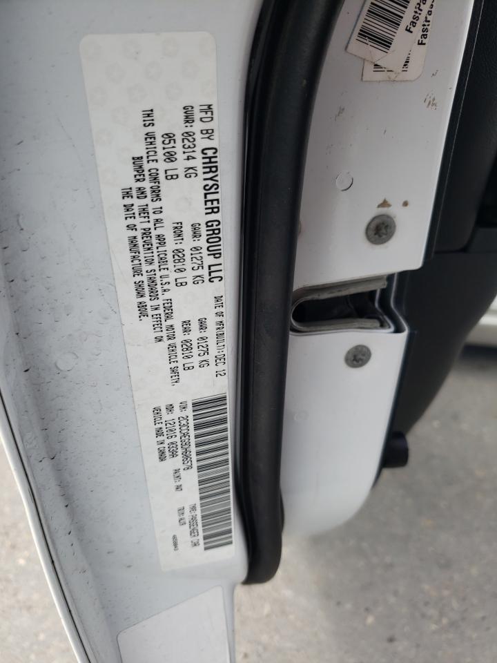 2013 Chrysler 300C VIN: 2C3CCAEG9DH606578 Lot: 50108944