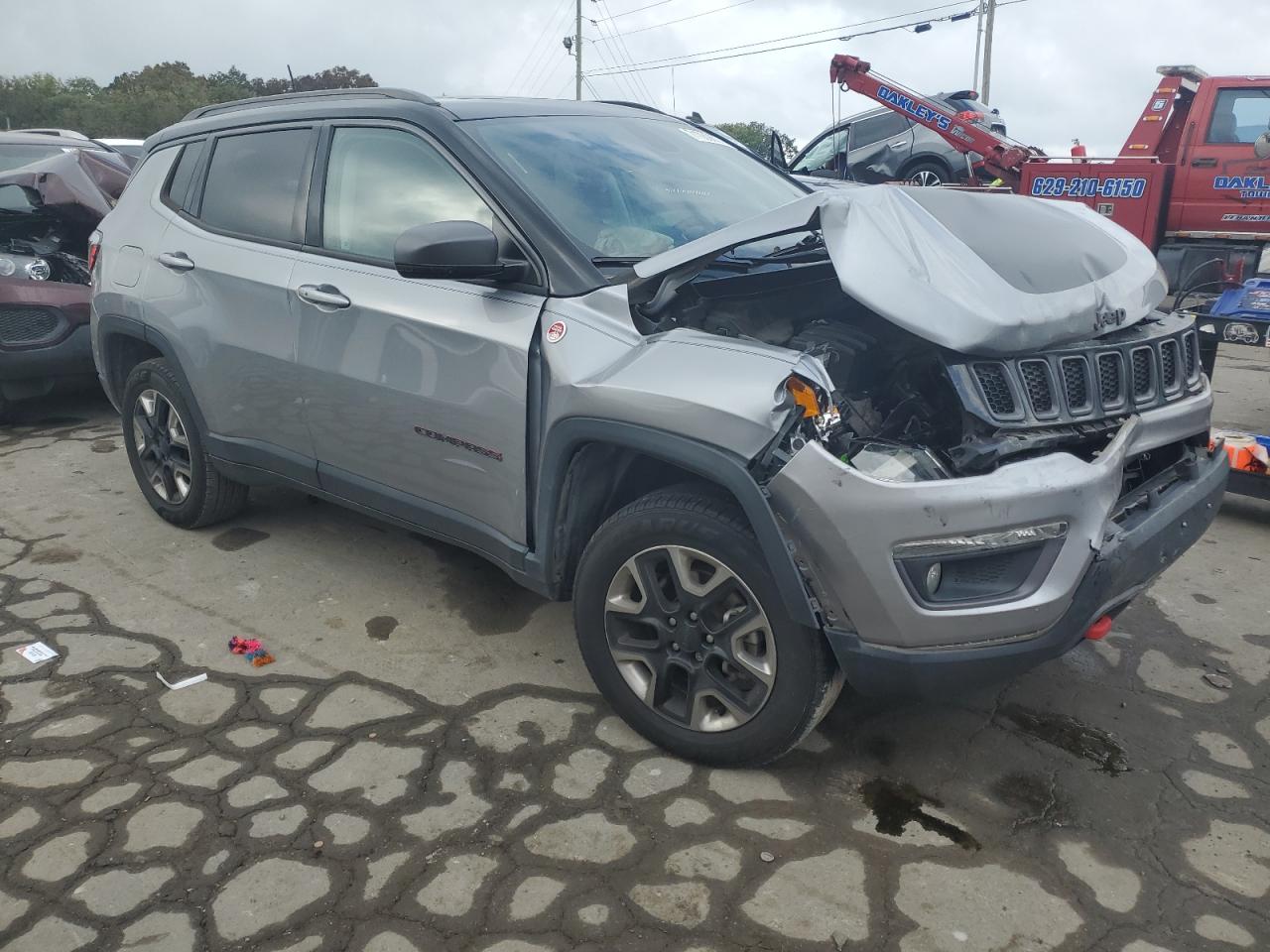 2018 Jeep Compass Trailhawk VIN: 3C4NJDDB8JT135169 Lot: 71089873