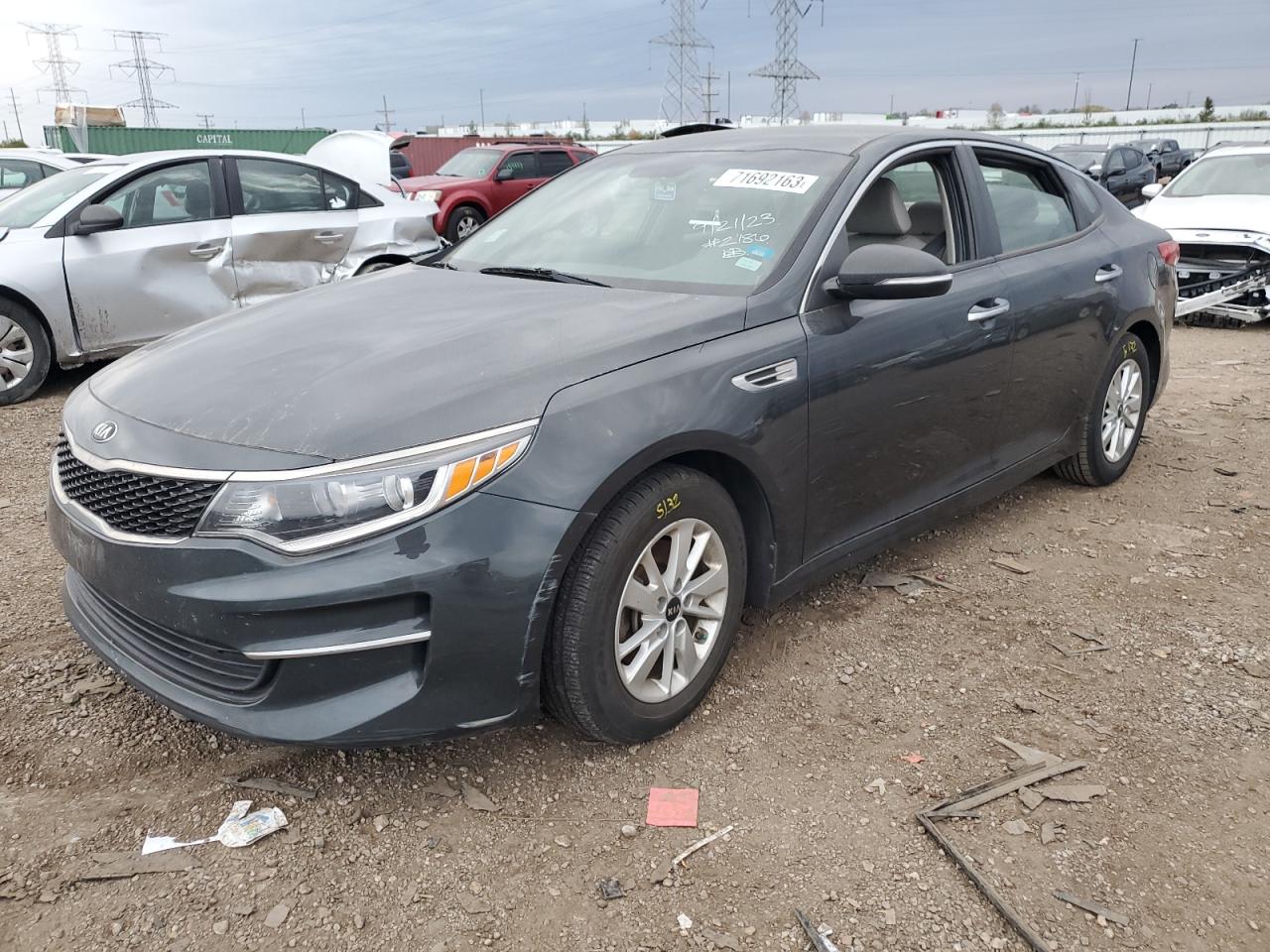 2016 Kia Optima Lx VIN: KNAGT4L32G5072024 Lot: 71692163