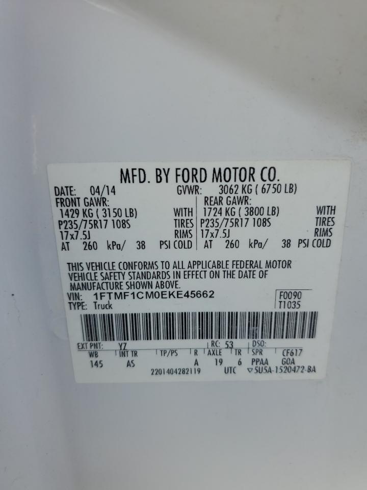 1FTMF1CM0EKE45662 2014 Ford F150