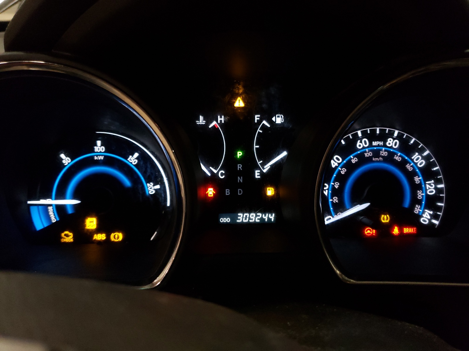 JTEEW44A592036536 2009 Toyota Highlander Hybrid Limited