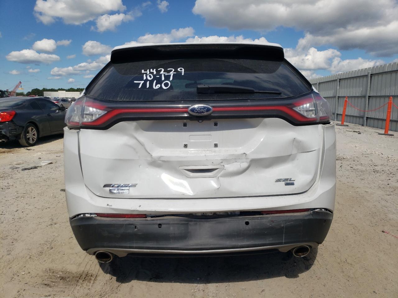 2017 Ford Edge Sel VIN: 2FMPK4J86HBC17160 Lot: 72945633