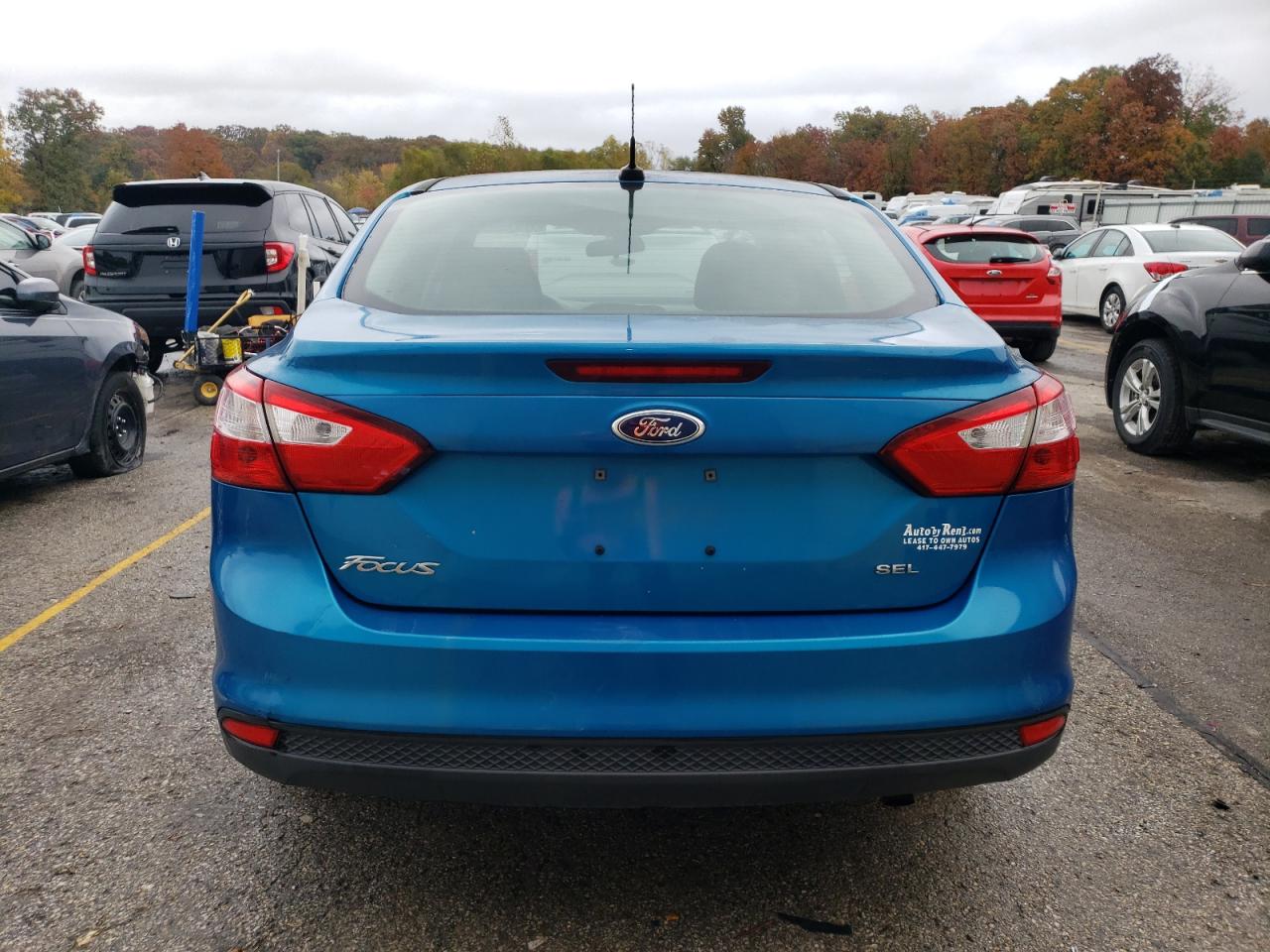 2012 Ford Focus Sel VIN: 1FAHP3H29CL397741 Lot: 72815383