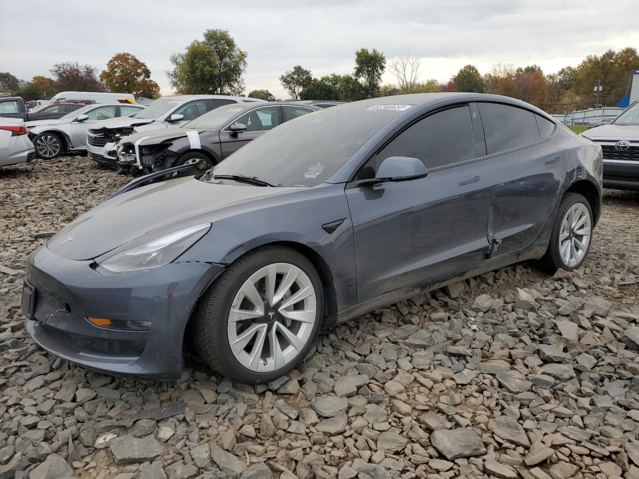 2022 Tesla Model 3 VIN: 5YJ3E1EB2NF263680 Lot: 73922293