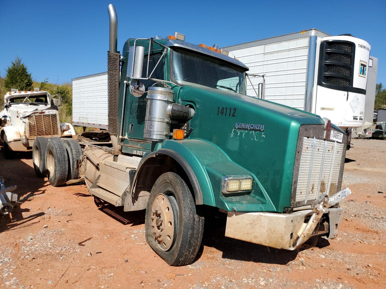 2014 Kenworth Construction T800 იყიდება Oklahoma City-ში, OK - Rollover