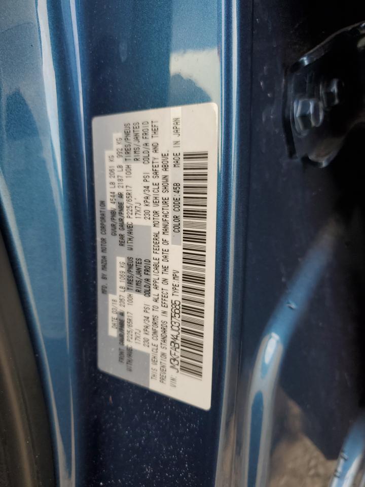 2018 Mazda Cx-5 Sport VIN: JM3KFABM4J0375685 Lot: 73211513