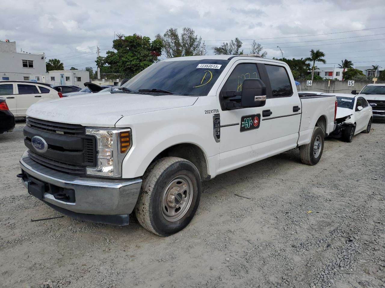 2019 Ford F250 Super Duty VIN: 1FT7W2A67KEE99056 Lot: 72353513