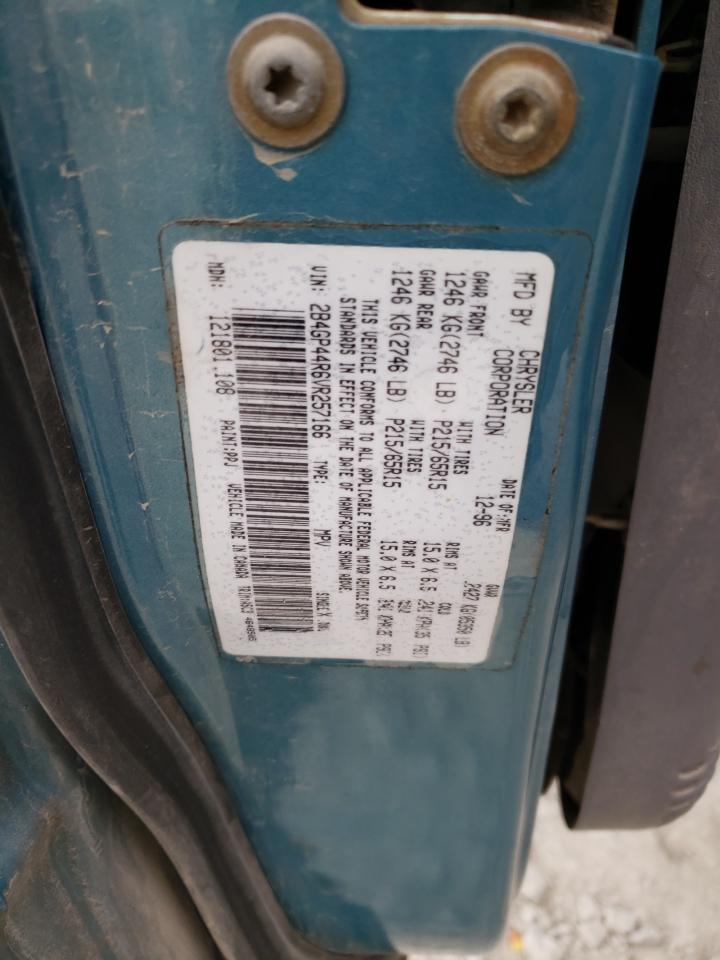 1997 Dodge Grand Caravan Se VIN: 2B4GP44R6VR257166 Lot: 73201403