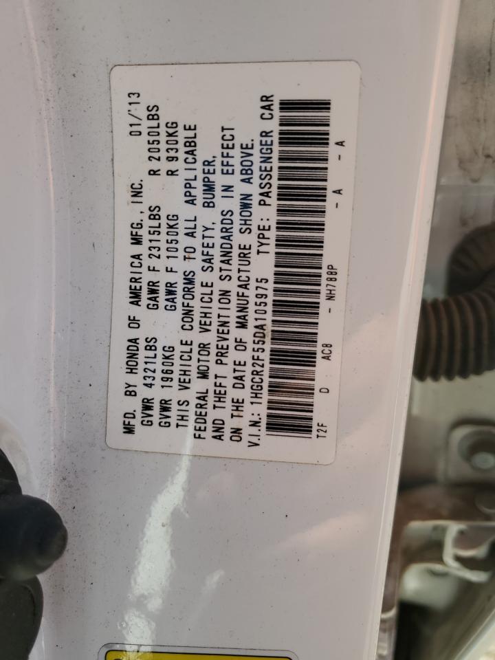 1HGCR2F55DA105975 2013 Honda Accord Sport