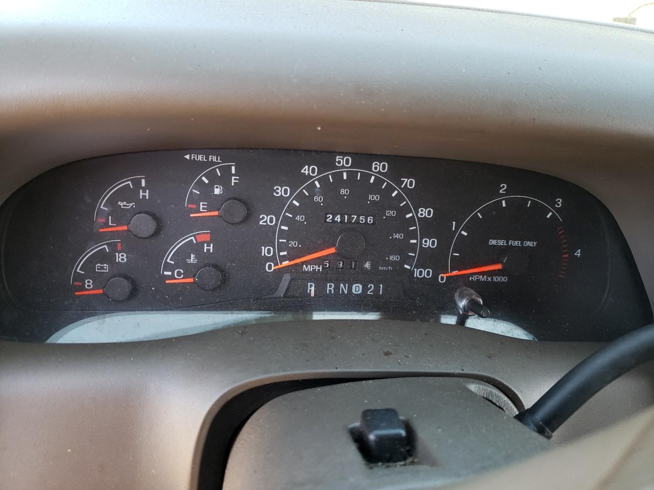 2001 Ford F250 Super Duty VIN: 1FTNX21F11EA06359 Lot: 72331423