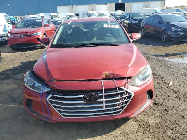 Sedans HYUNDAI ELANTRA 2017 Czerwony