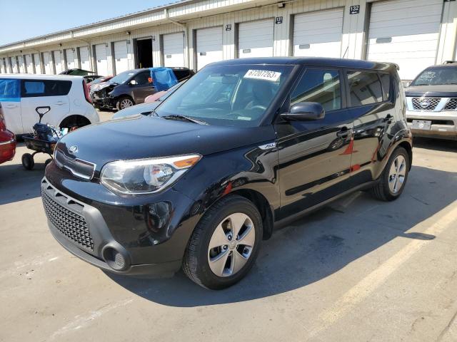  KIA SOUL 2016 Чорний