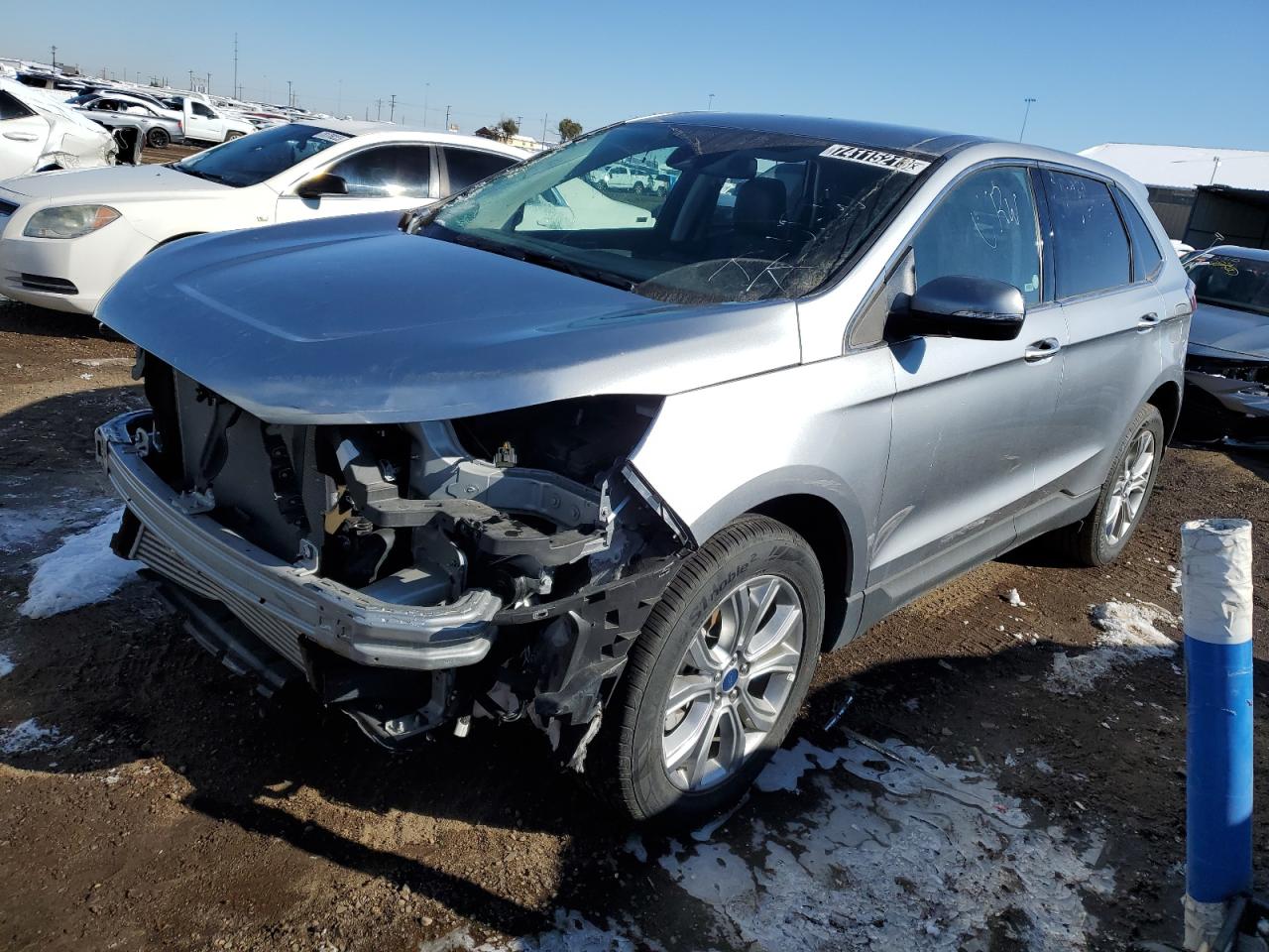 2022 Ford Edge Titanium VIN: 2FMPK4K99NBB03902 Lot: 74115213