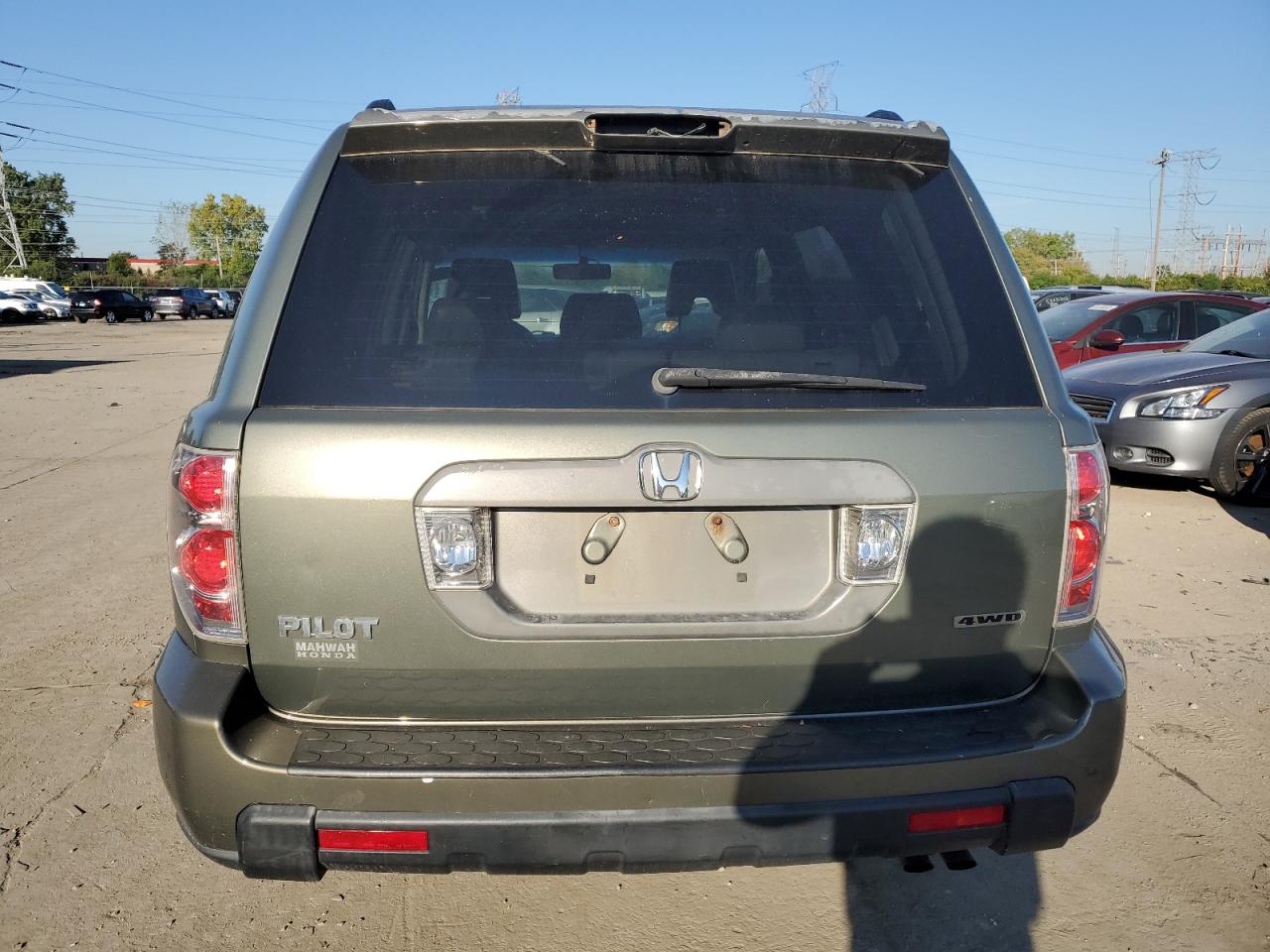 2007 Honda Pilot Exl VIN: 5FNYF18537B020780 Lot: 54166444