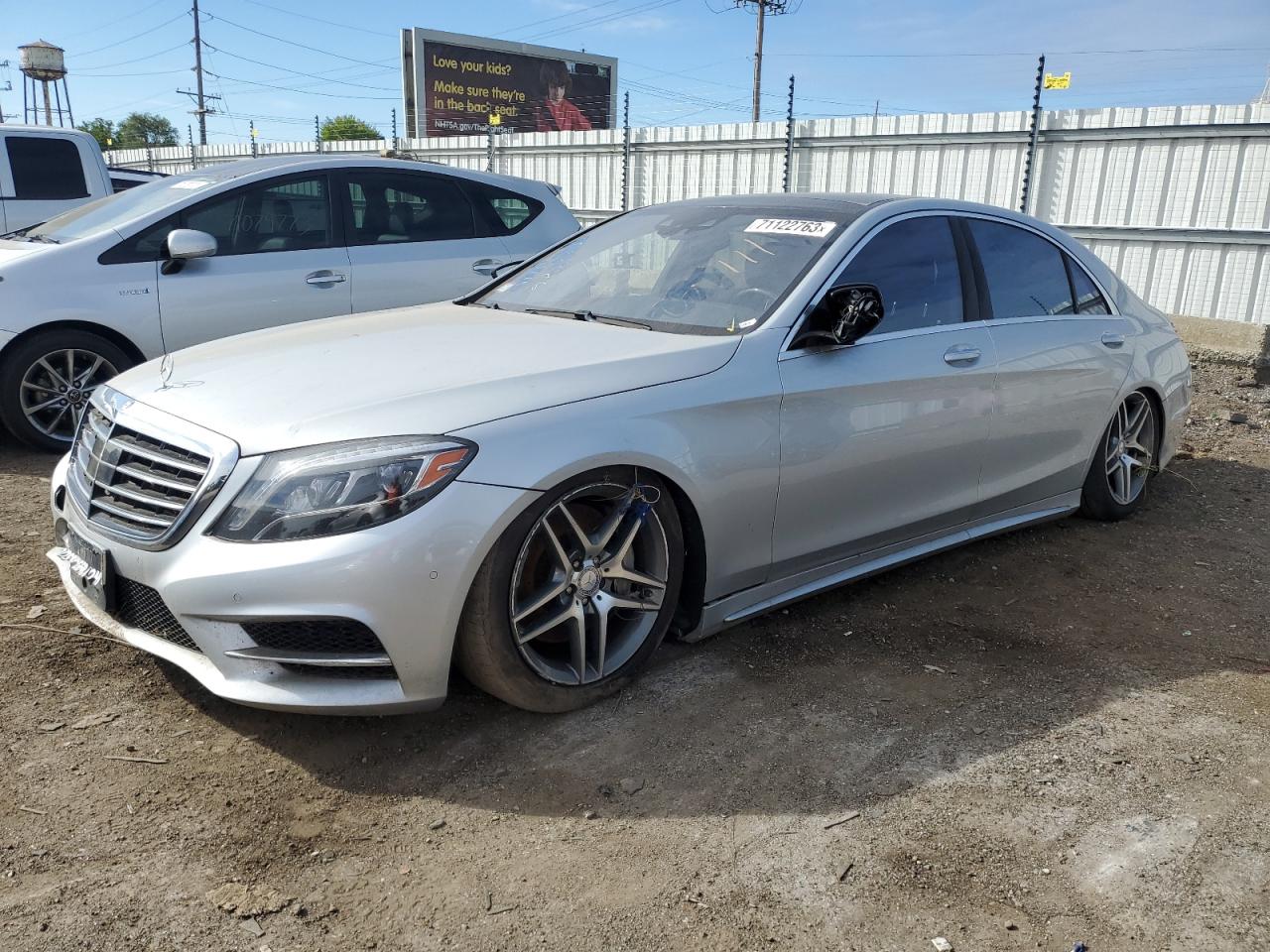 2014 Mercedes-Benz S 550 4Matic VIN: WDDUG8FB5EA058584 Lot: 71122763