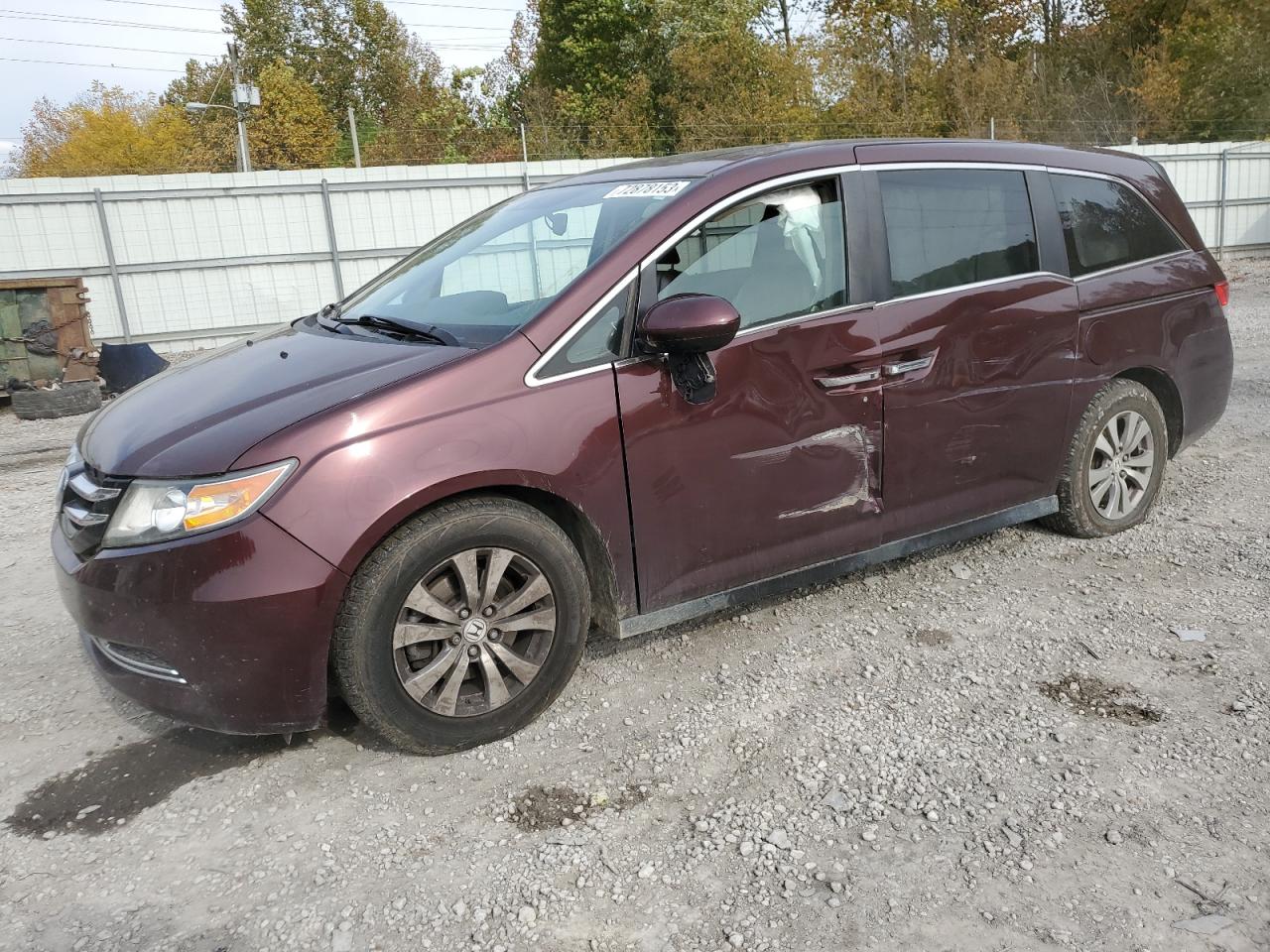 5FNRL5H6XEB021791 2014 Honda Odyssey Exl