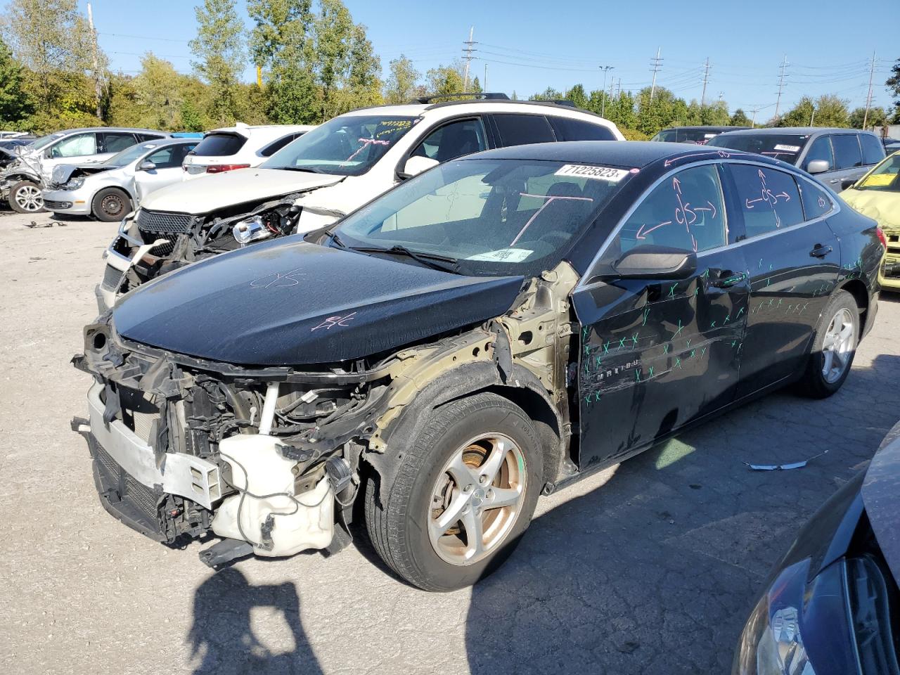 2016 Chevrolet Malibu Ls VIN: 1G1ZB5ST7GF178798 Lot: 71225823