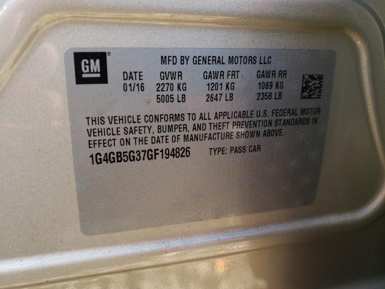 2016 Buick LaCrosse - Image 12