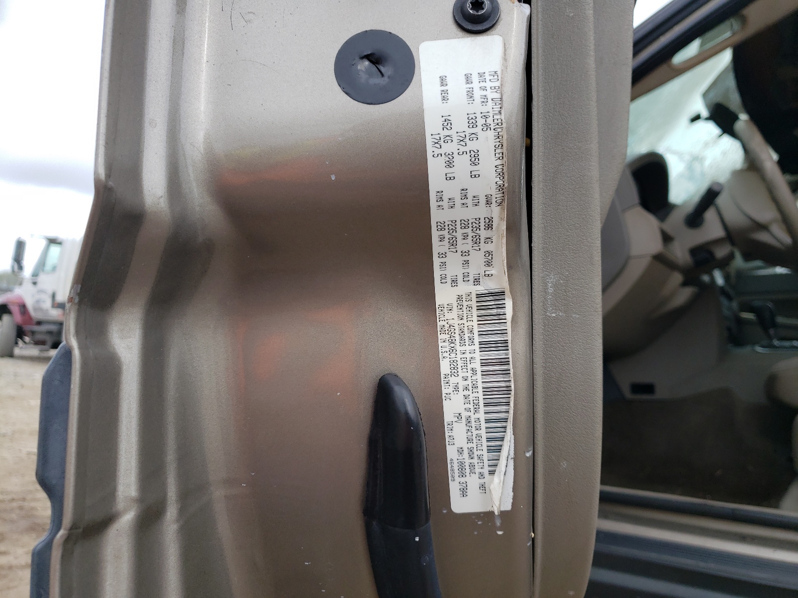 1J4GS48KX6C182832 2006 Jeep Grand Cherokee Laredo